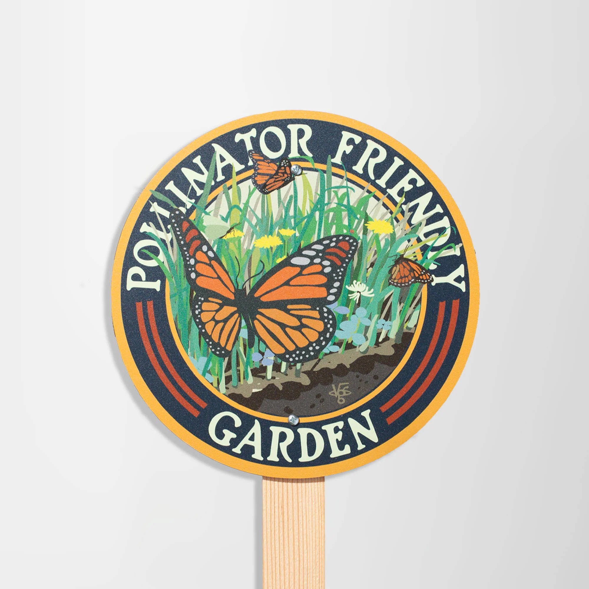 Butterfly Pollinator Friendly - Yard and Garden Sign - Image 3