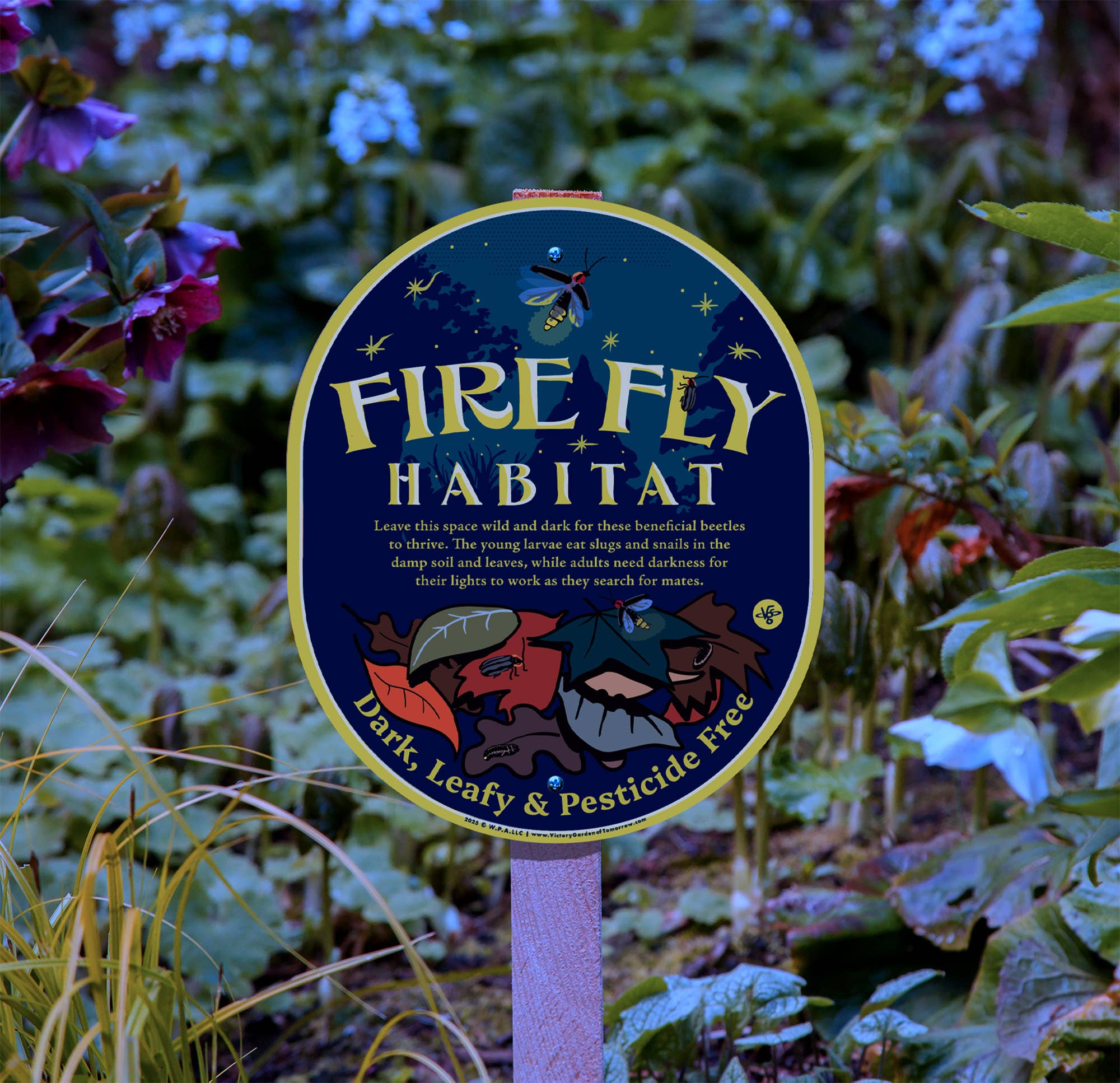 Firefly Habitat Sign - Lightening Bugs for Yard and Garden - Image 4