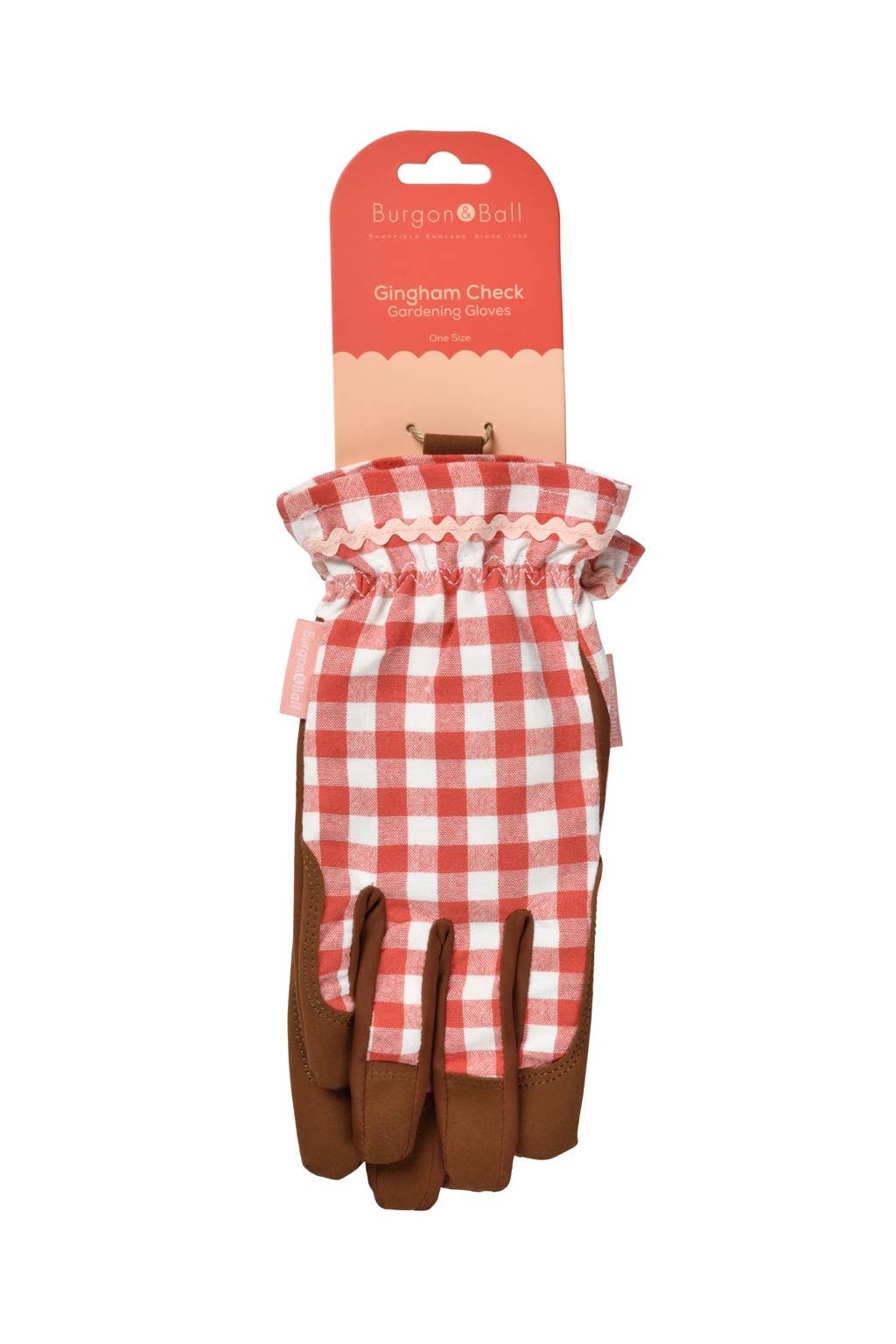 NEW Colour Collection Gloves - Red Check - Image 3