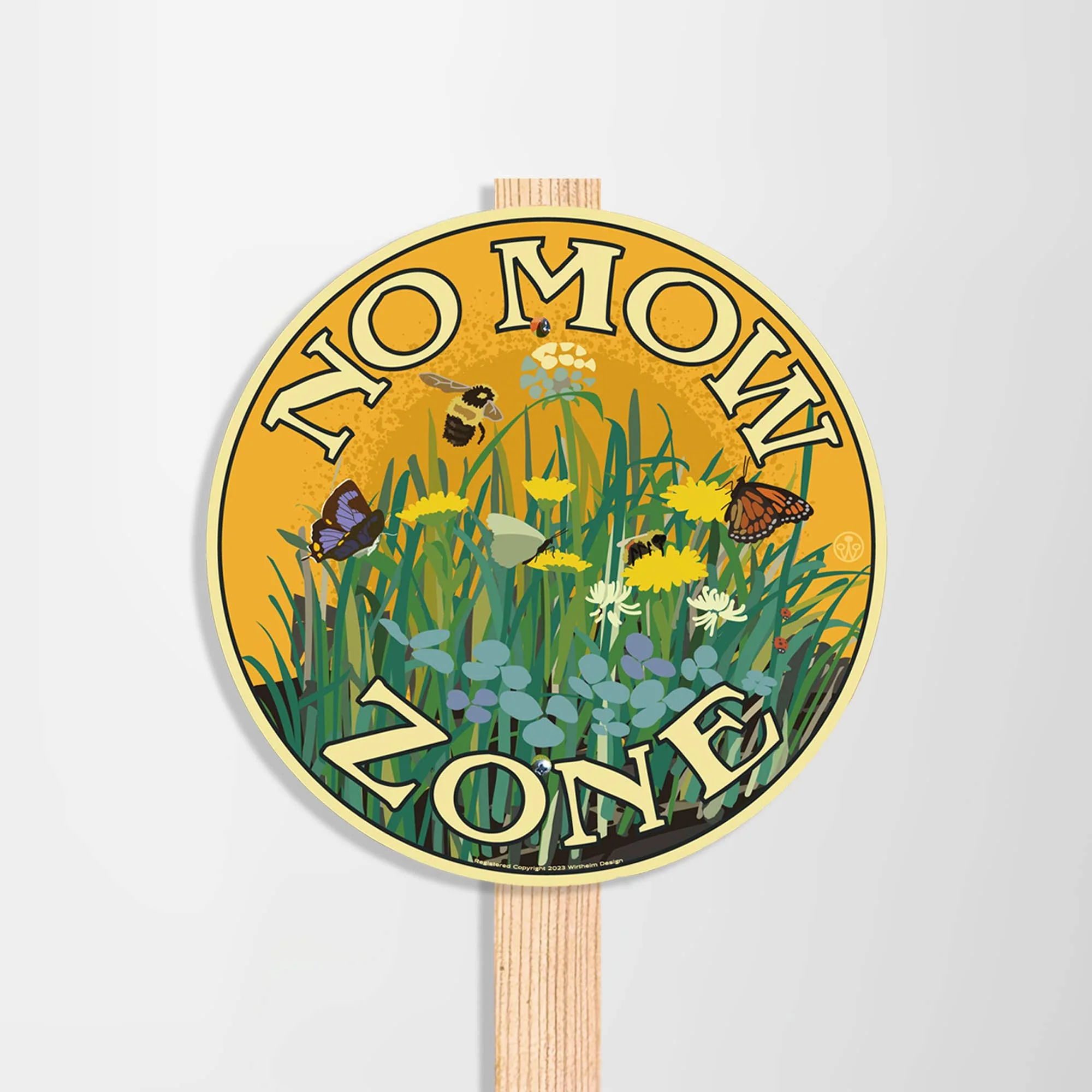 No Mow Zone - Yard and Garden Sign - Image 3
