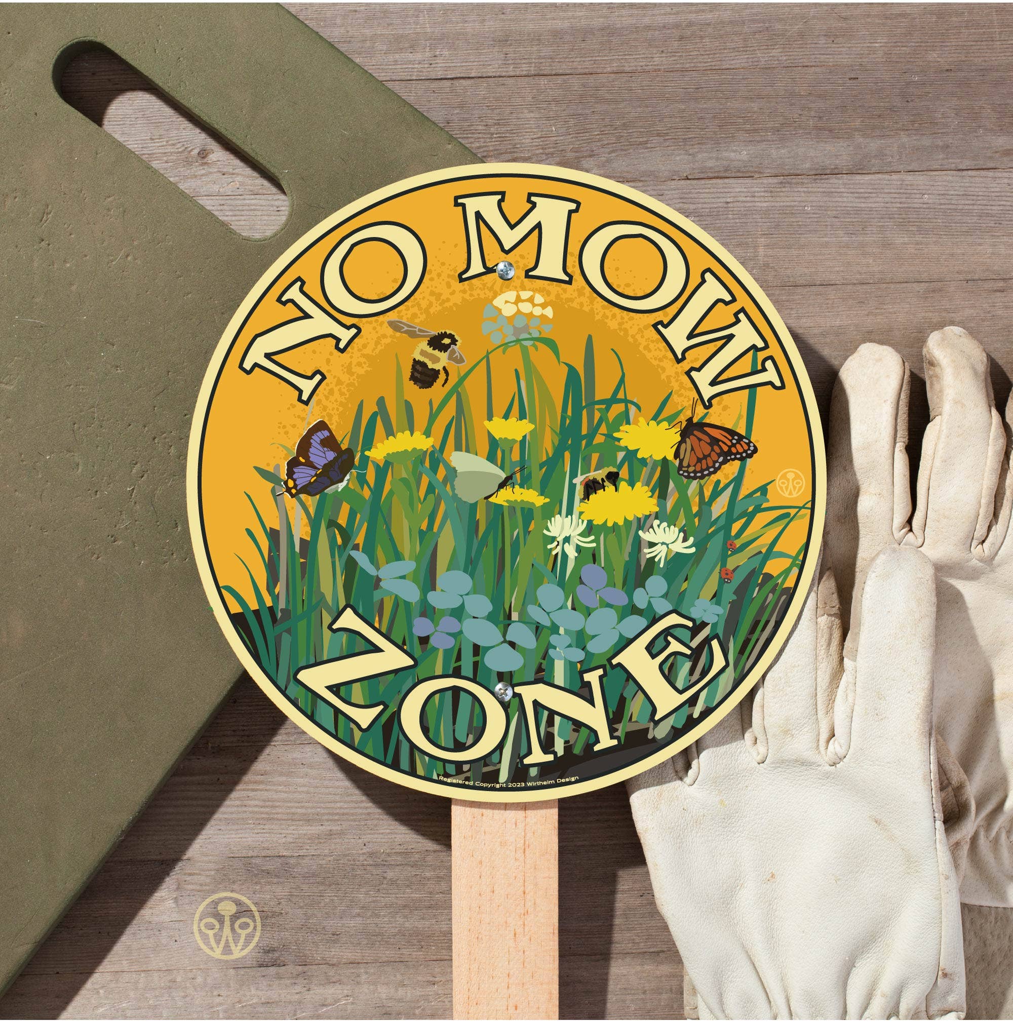 No Mow Zone - Yard and Garden Sign - Image 4
