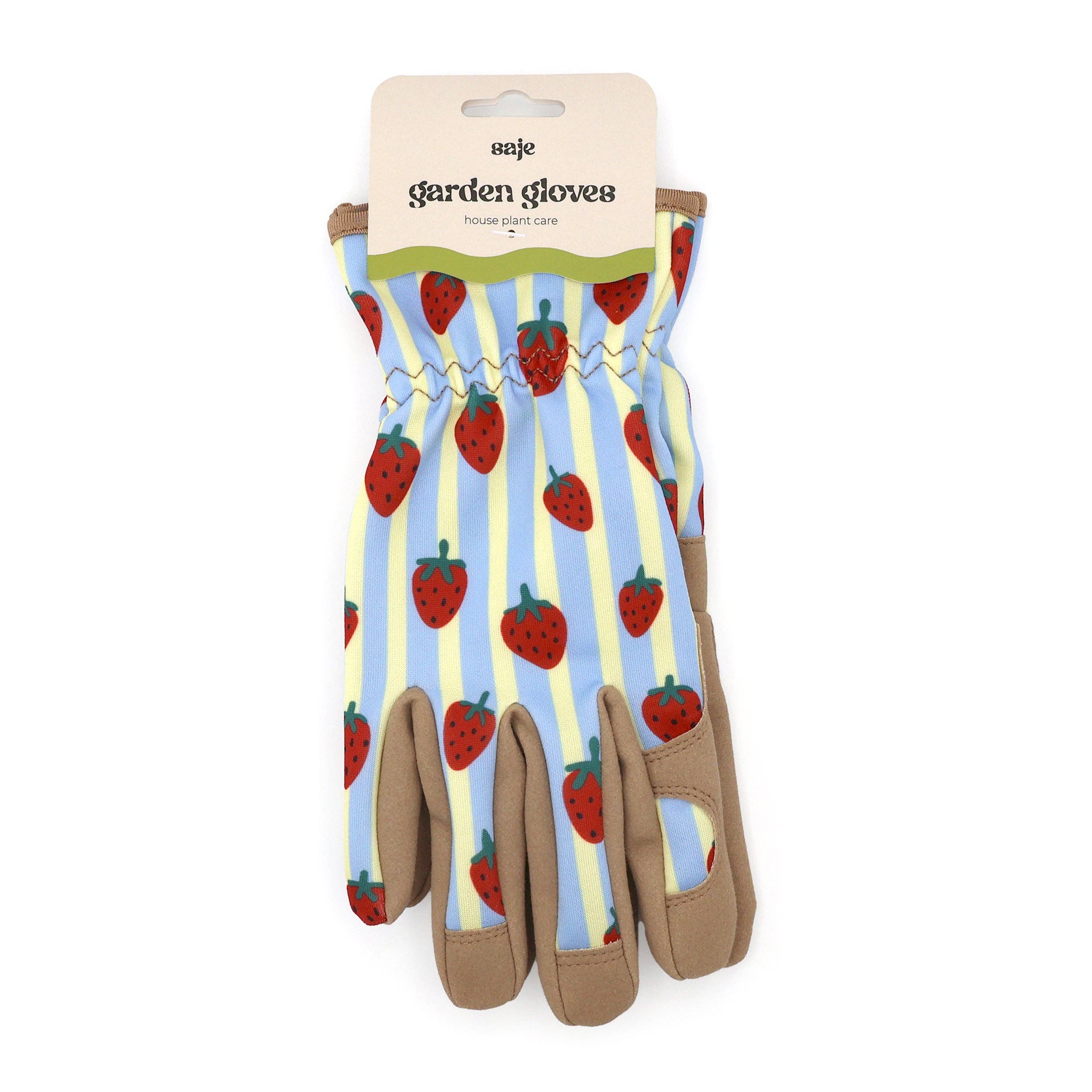 Saje Outdoor Gardening Gloves - Women's One Size - Padded with Elastic Cuffs - Image 2