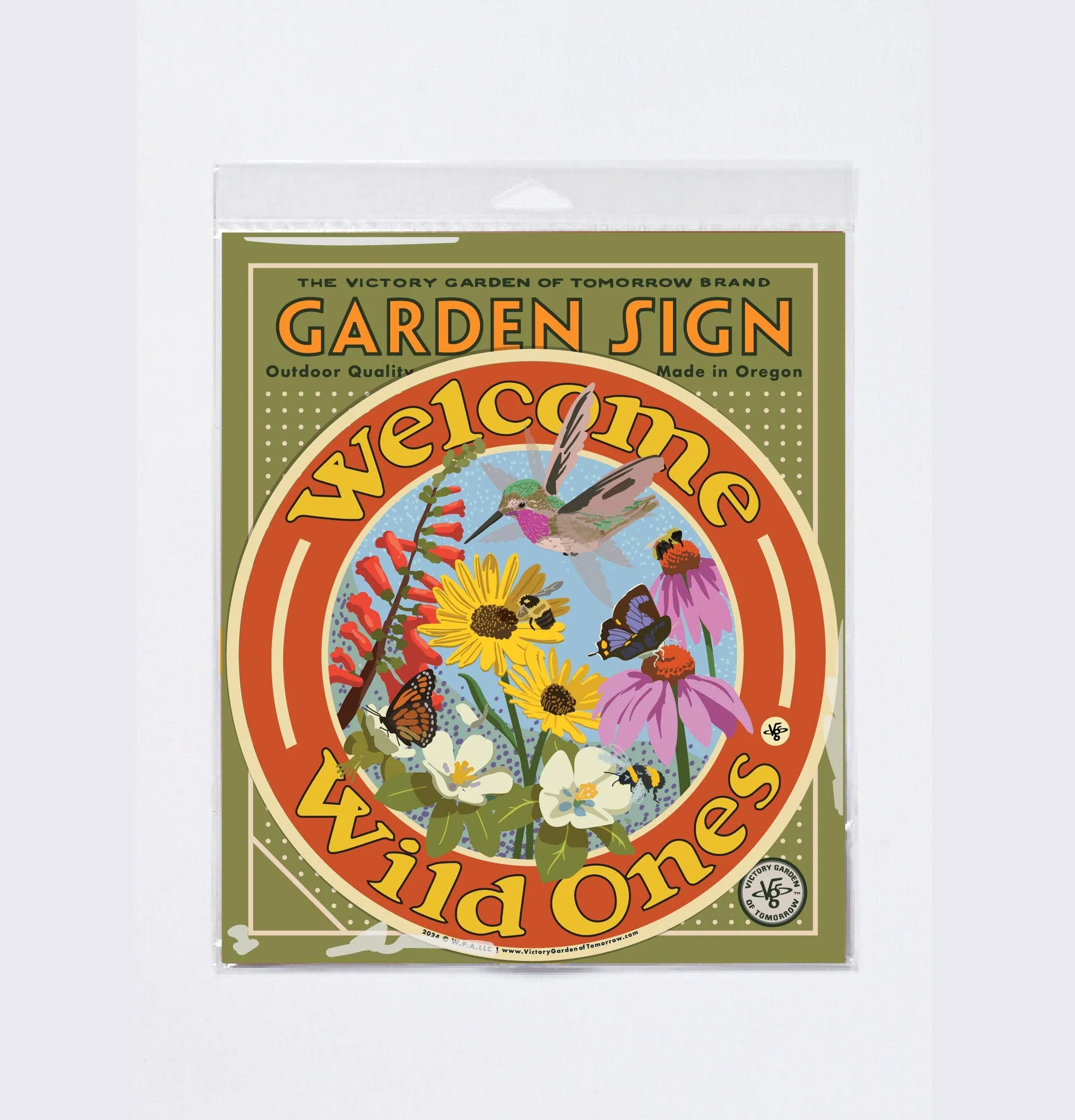 Welcome Wild Ones -- Yard and Garden Sign - Image 3