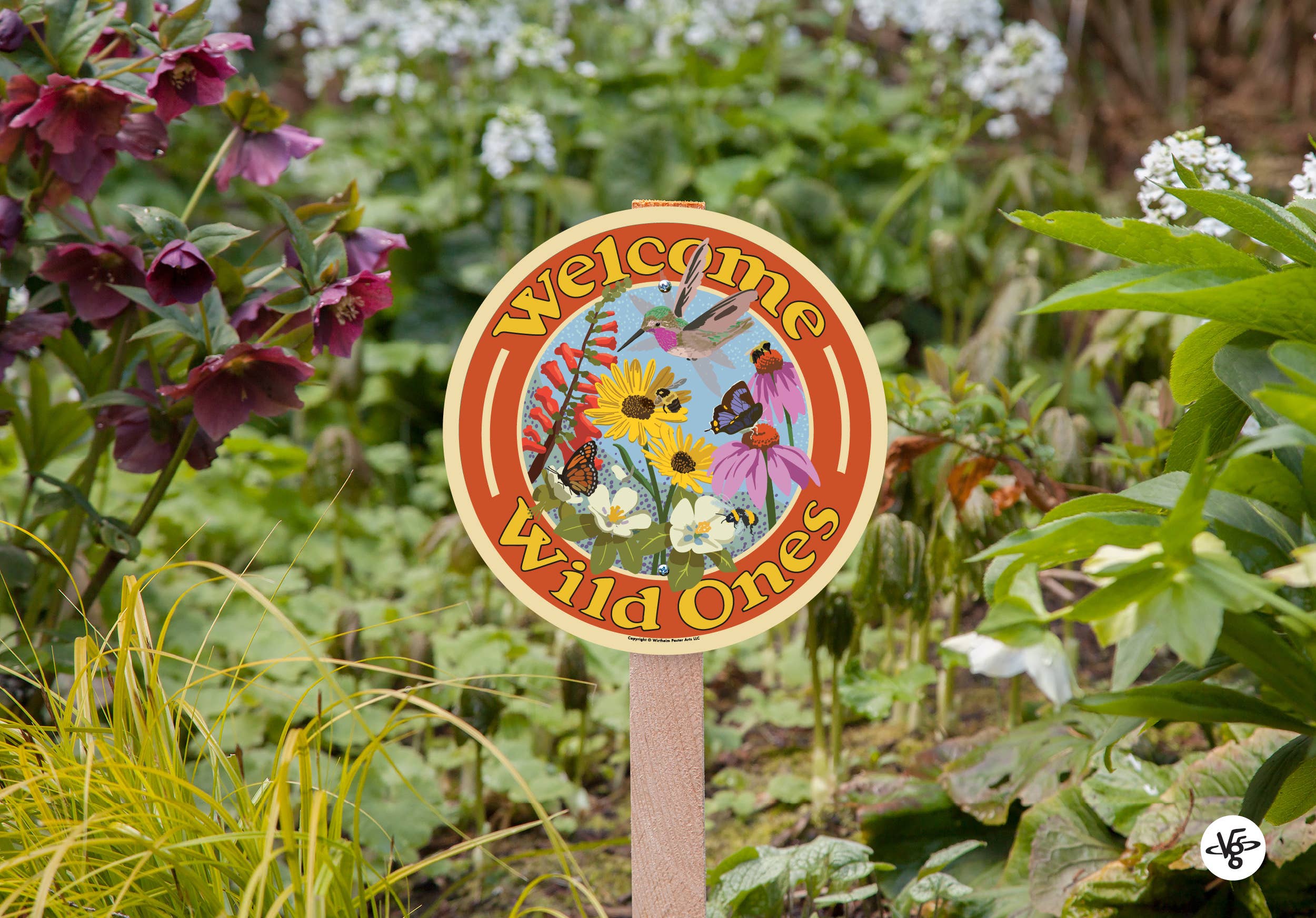 Welcome Wild Ones -- Yard and Garden Sign - Image 4